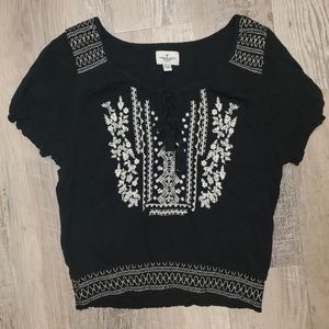 American Eagle Black Top, XS